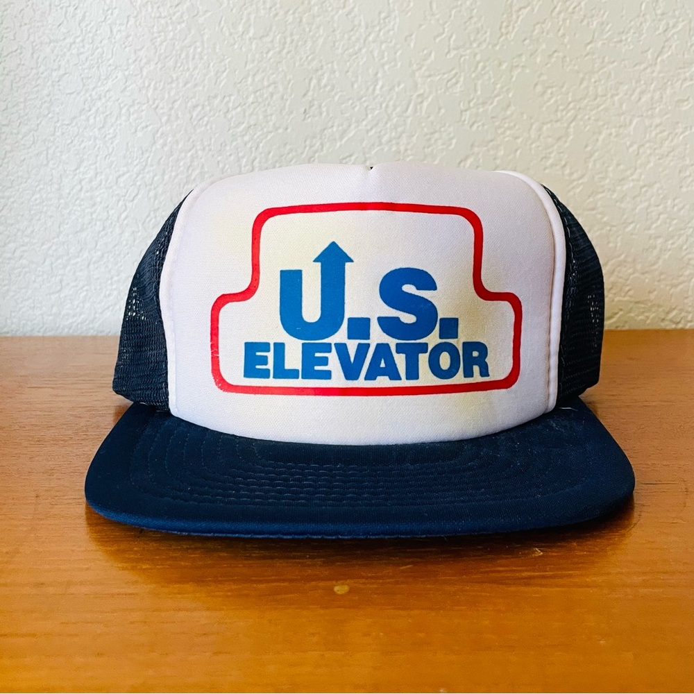 Vintage U.S. Elevator Trucker Hat.